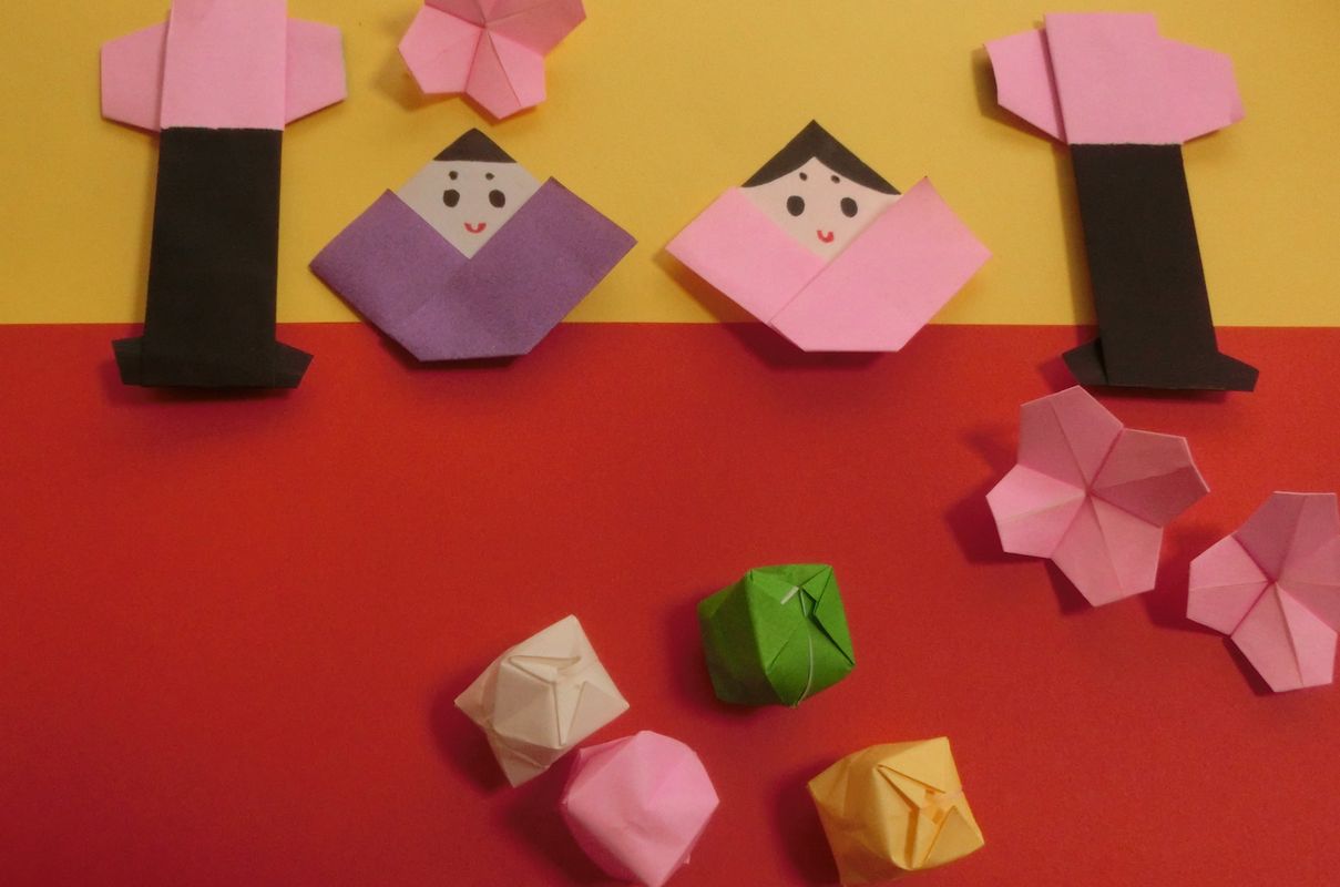 ひなあられのあられを折り紙で 折り方簡単 入れ物は色選びが重要 ちょちょいの工作部屋