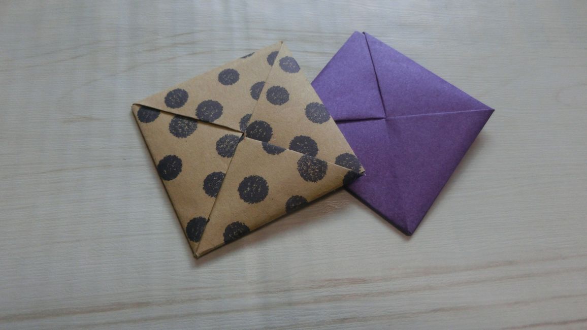 折り紙 可愛い手紙の折り方 めんこ 風で小学生の男子に人気 ちょちょいの工作部屋