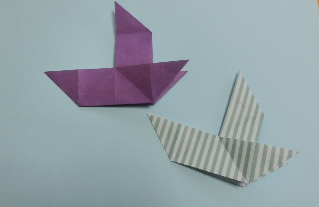 折り紙プレゼント 男の子が喜ぶだまし船は折り方簡単で遊べる ちょちょいの工作部屋