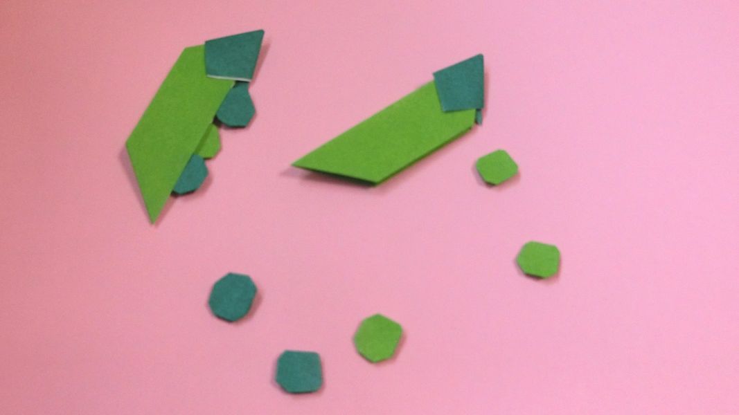 折り紙でさやえんどうの折り方 3月8日 さやえんどうの日 に子どもと作ろう ちょちょいの工作部屋