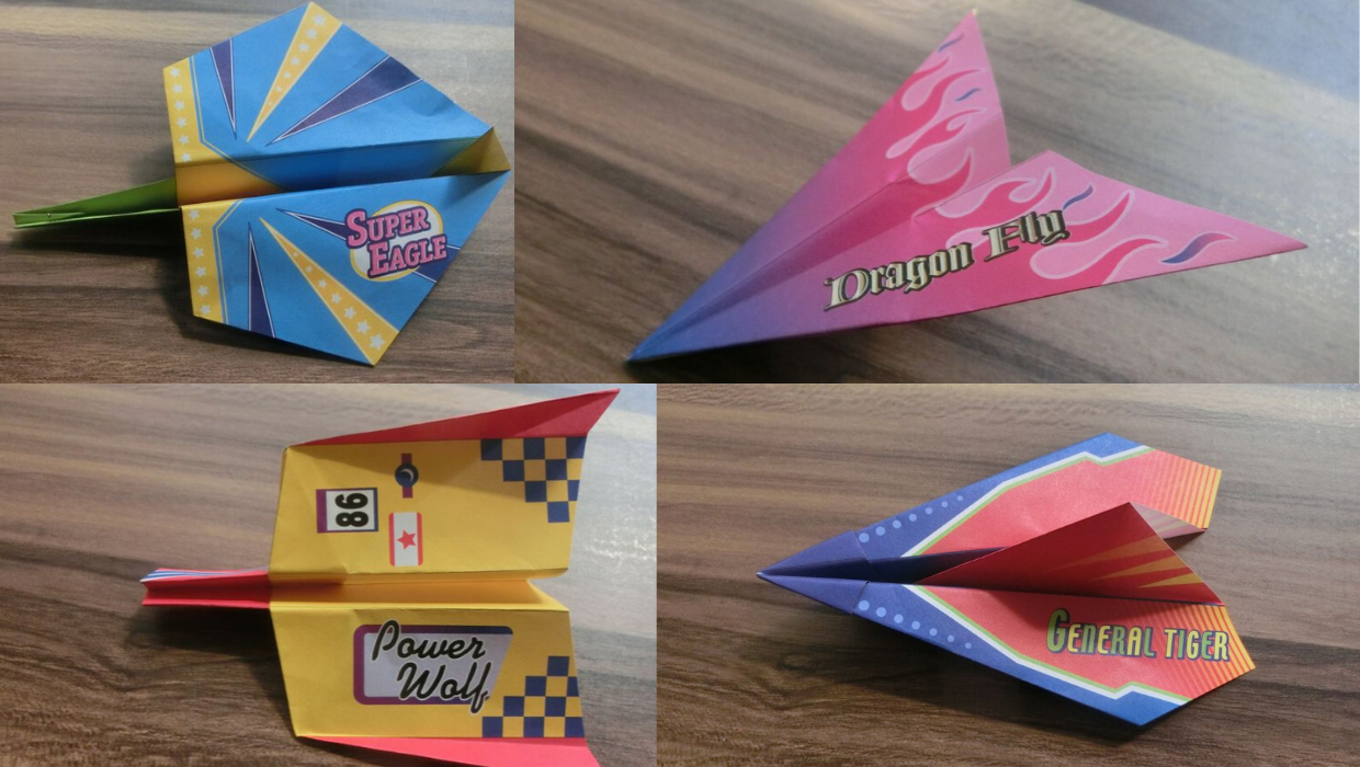 折り紙で紙飛行機 100均 かっこいいし子どもにも人気で楽しく遊べ