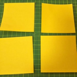 7月の折り紙 ひまわり の折り方 リースの作り方で簡単な平面向日葵を作る ちょちょいの工作部屋