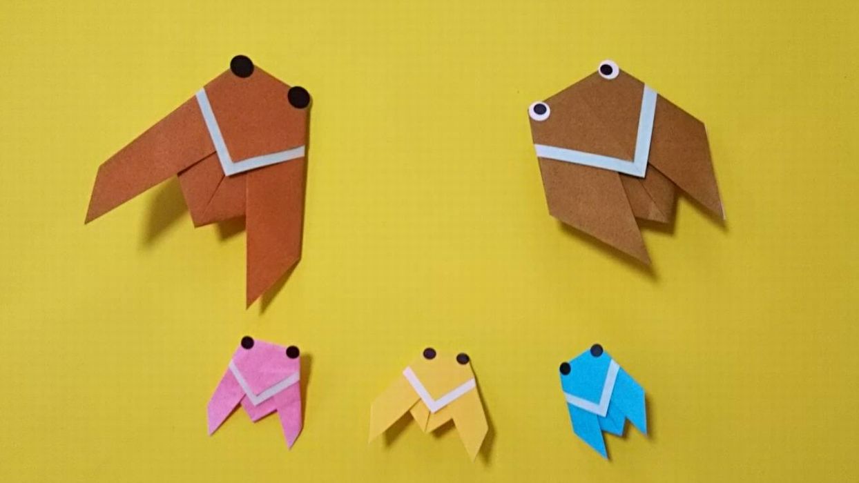折り紙のラッコの折り方 水族館の人気者をかわいく折っちゃおう ちょちょいの工作部屋