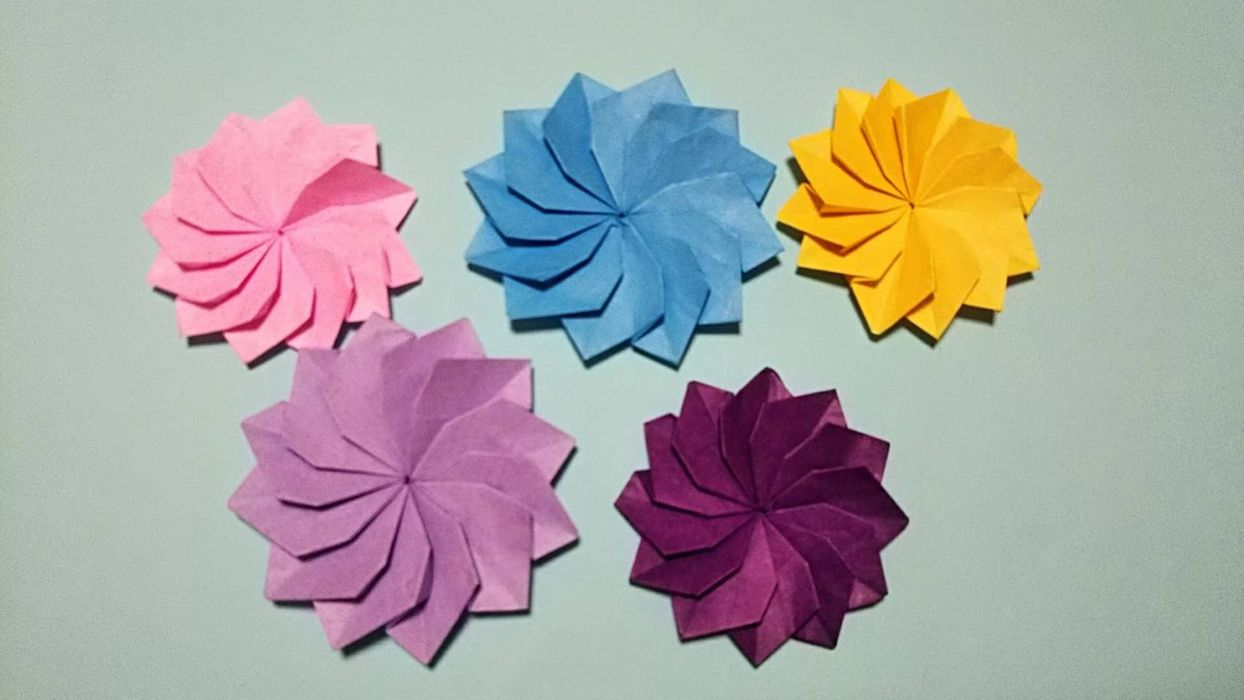 難しい 折り紙 花